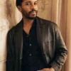 André Holland The Dutchman Black Leather Jacket