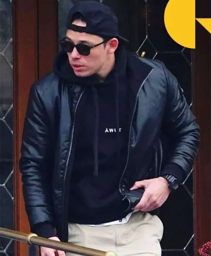 Anthony Ramos The Beauty Black Leather Jacket For Sale