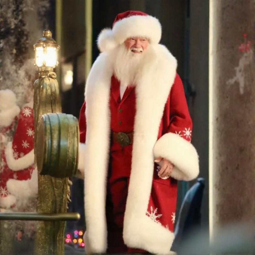 Arnold Schwarzenegger The Man With The Bag 2025 Santa Coat