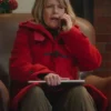 Ashley Jensen Man Vs Baby S01 Red Wool Duffle Coat