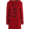 Ashley Jensen Man Vs Baby S01 Red Wool Duffle Coat For Sale