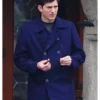 Ashton Kutcher The Beauty Blue Peacoat