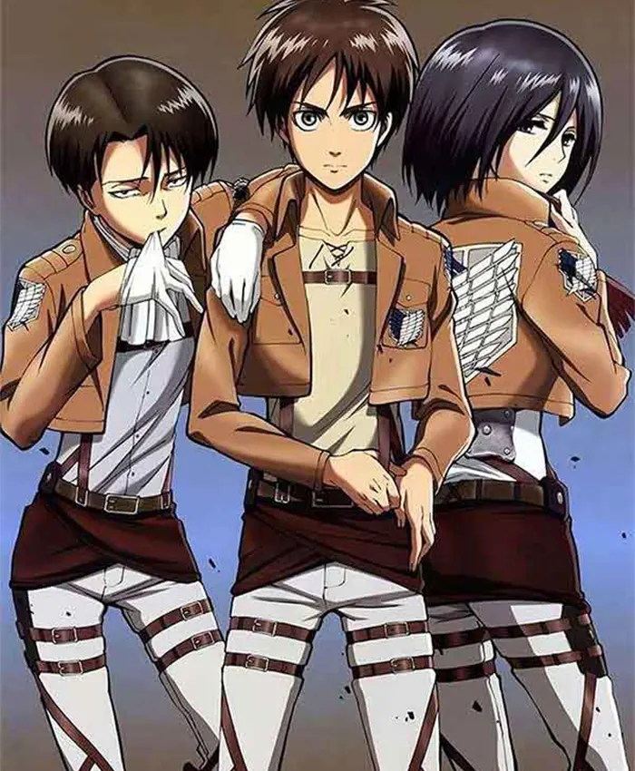 Attack on Titan Scouting Legion Brown Leather Jacket