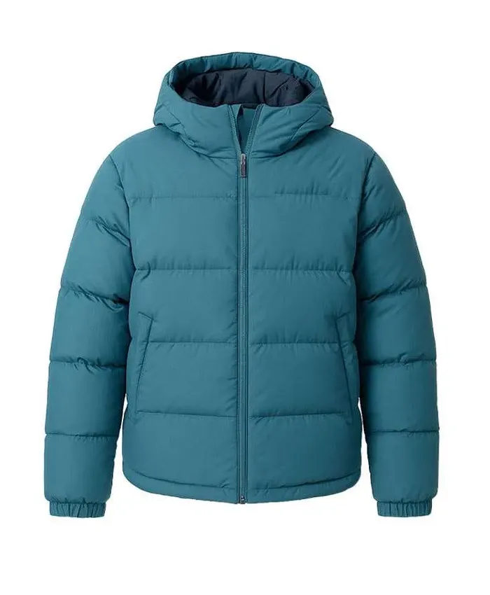 Aubrey Kingsbury Blue Hooded Jacket For Sale