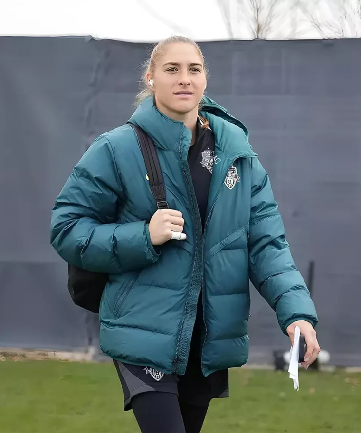 Aubrey Kingsbury Washington Spirit Training Puffer Jacket