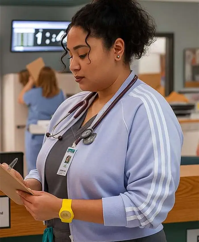 Aury Krebs Brilliant Minds S02 Purple Jacket For Sale