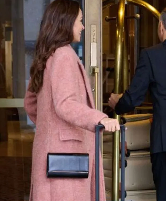 Autumn Reeser We Met in December Pink Long Coat For Sale