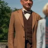 Ben Kingsley The Thursday Murder Club Brown Blazer