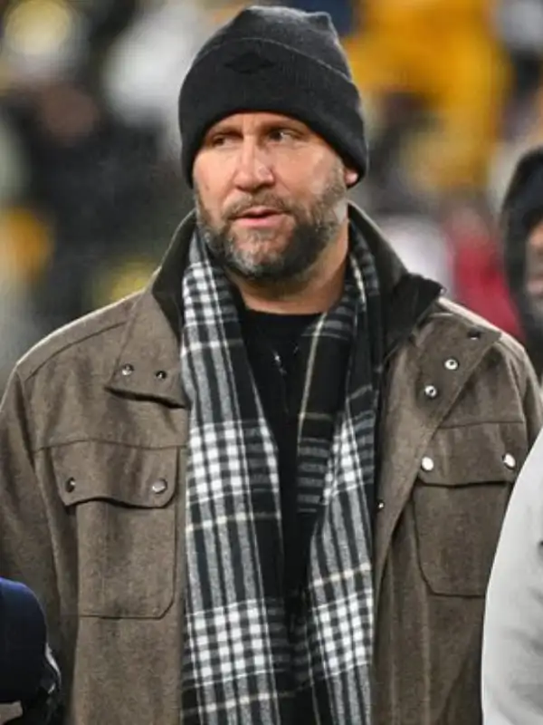 Ben Roethlisberger NFL 2025 Brown Jacket