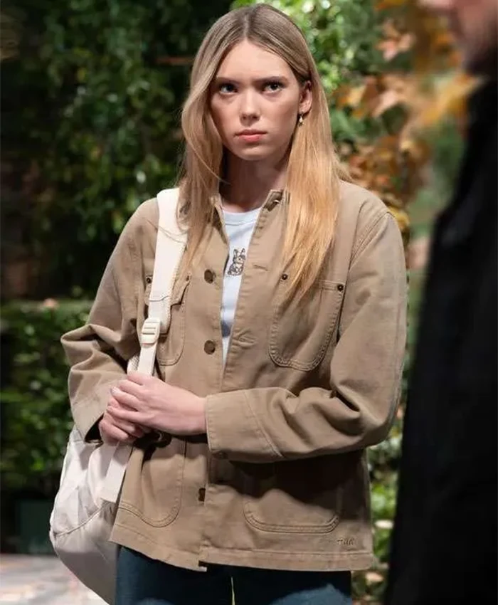 Bluesy Burke General Hospital Beige Cotton Jacket