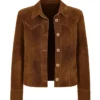 Bobbie Happy’s Place S02 Brown Leather Jacket For Sale