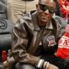 Boosie Badazz Chicago Bulls v Atlanta Hawks Leather Jacket For Sale