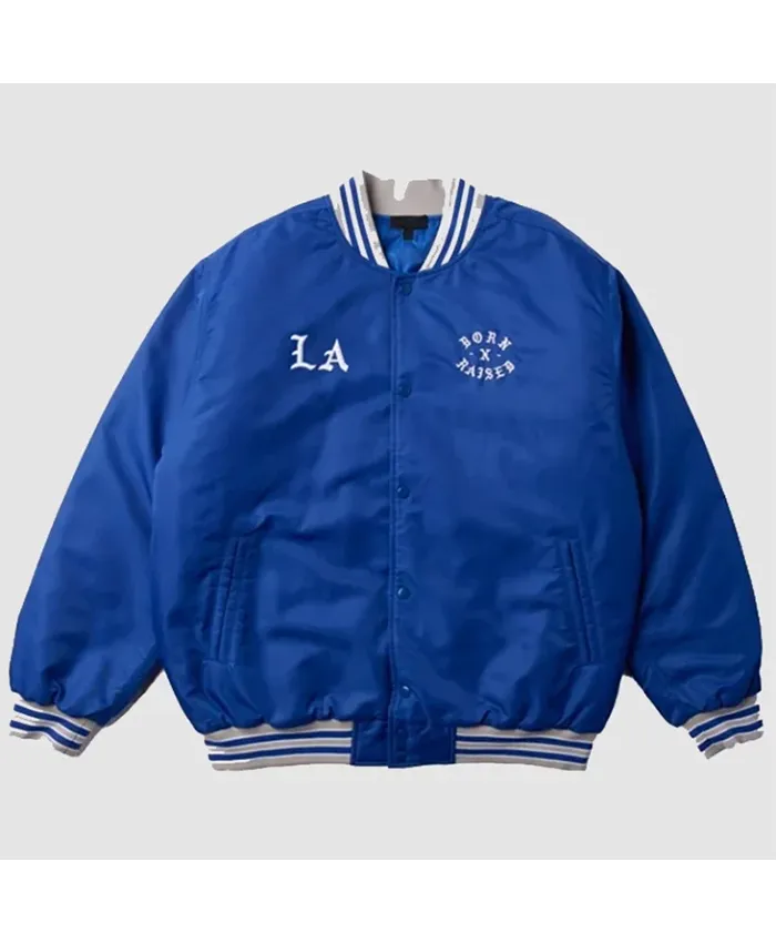 Born X Raised Dodgers Blue Jacket