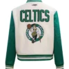 Boston Retro White Celtics Jacket For Sale