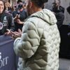 British car racer Lewis Hamilton Quilted Puffer Jacket