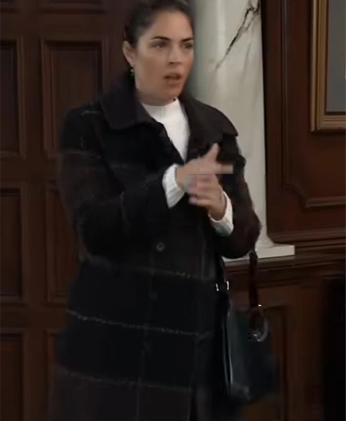 Britt Westbourne General Hospital Checked Coat