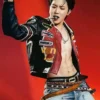 Buy J-Hope Killin’ It Girl Moto Leather Jacket