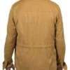 Buy Jim Broadbent Jay Kelly Beige Cotton Jacket