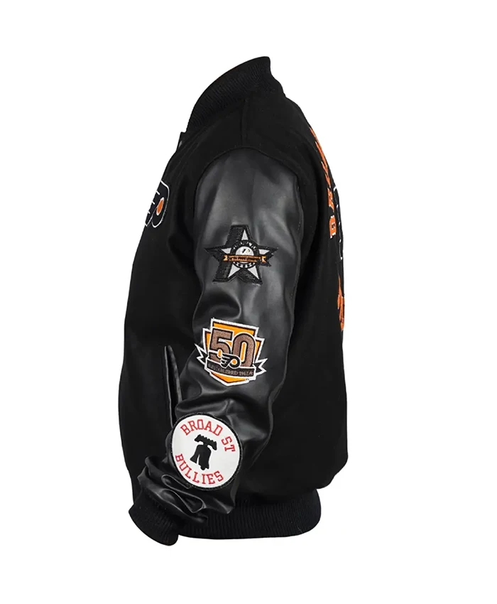 Buy Philadelphia Flyers Black Out Team Logo Jacket