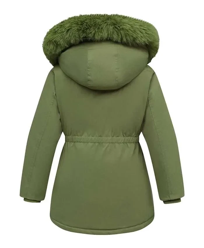 Buy Women Parka Puffer Hooded Jacket