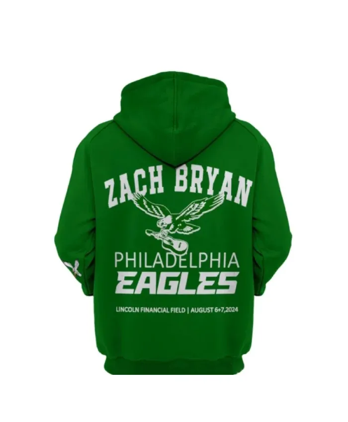 Buy Zach Bryan Eagles Pullover Hoodie