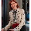 Carrie Preston Elsbeth S03 Polka Dot Crop Blazer