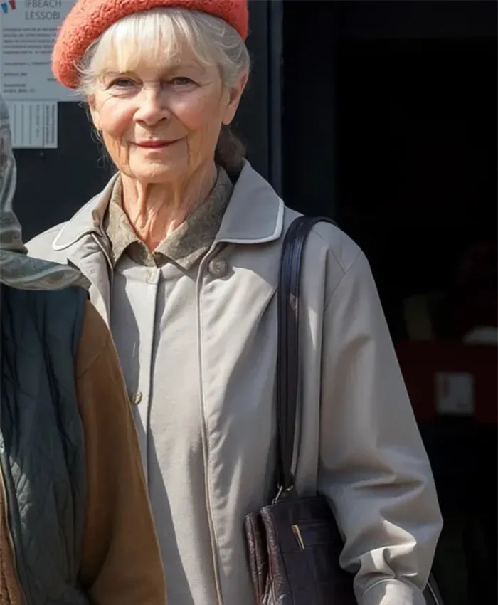 Celia Imrie The Thursday Murder Club Grey Jacket For Sale