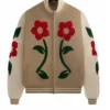 Chase Munroe Alls Fair S01 Floral Zip-up Jacket For Sale