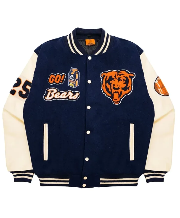 Chicago Bears Letterman Varsity Jacket