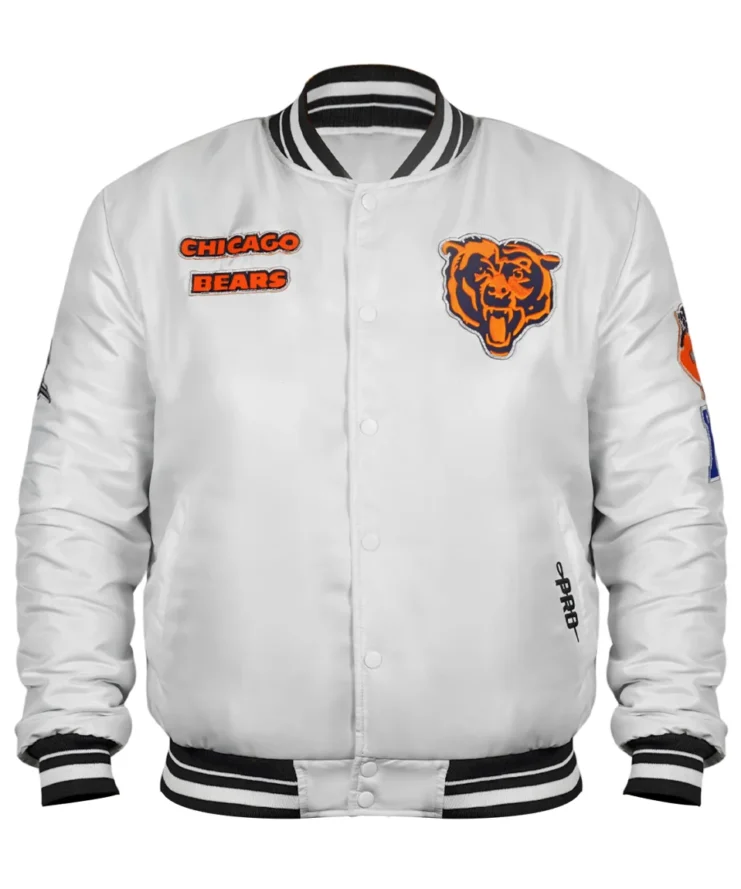Chicago Bears Retro Classic Rib Varsity Jacket