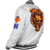 Chicago Bears Retro Classic Rib Varsity Jacket-Back