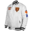 Chicago Bears Retro Classic Rib Varsity Jacket -Side