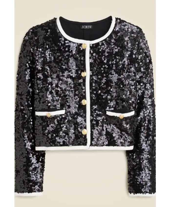 Chloe Tucker Caine Owning Manhattan S02 Sequin Jacket For Sale