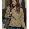 Claire Ripple S01 Beige Quilted Jacket