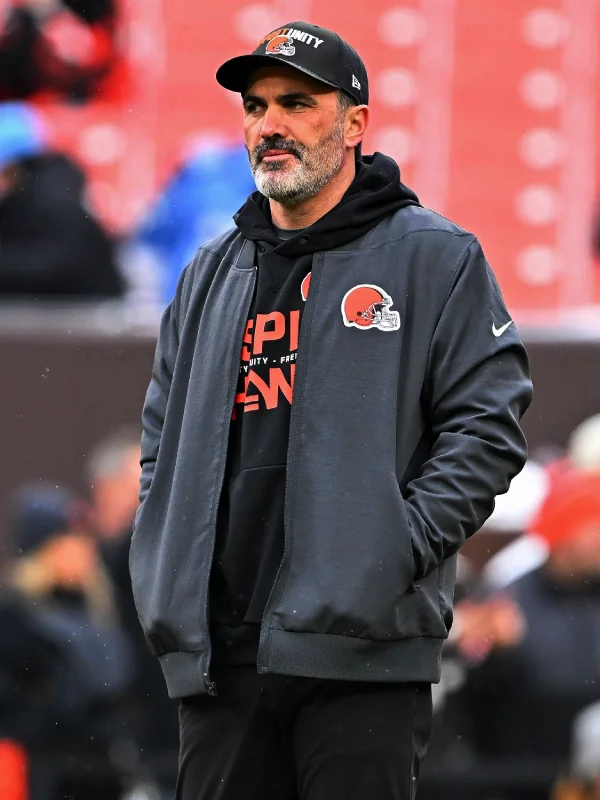 Cleveland Browns Kevin Stefanski Bomber Jacket