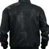 Cobra Kai Leather Jacket Black Back