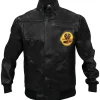 Cobra Kai Leather Jacket Black Front