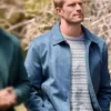 Davey Fisher Finding Mr Christmas S02 Blue Suede Jacket
