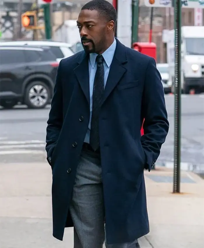David Ajala Law and Order SVU S27 Wool Coat