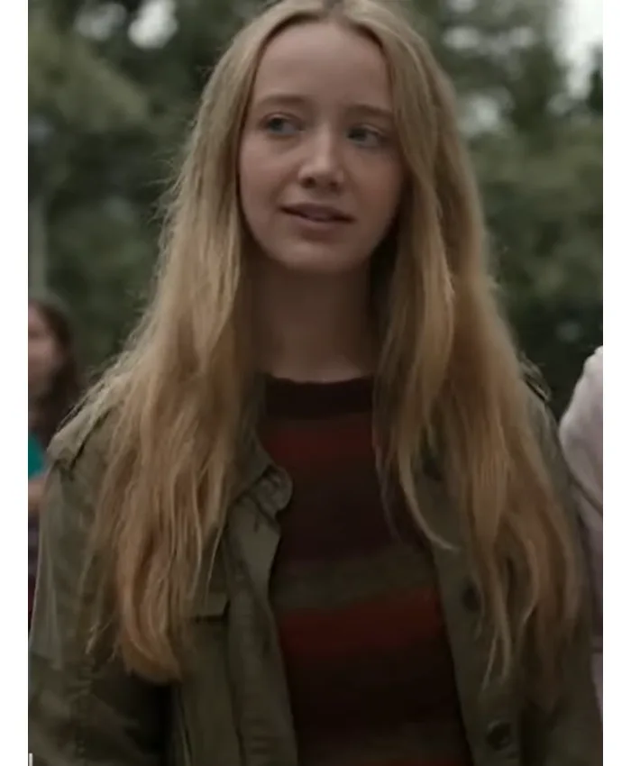 Delphi Evans Girl Taken Green Jacket