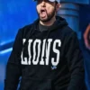 Detroit Lions Black Eminem Pullover Hoodie