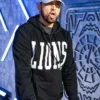 Detroit Lions Black Eminem Pullover Hoodie For Sale