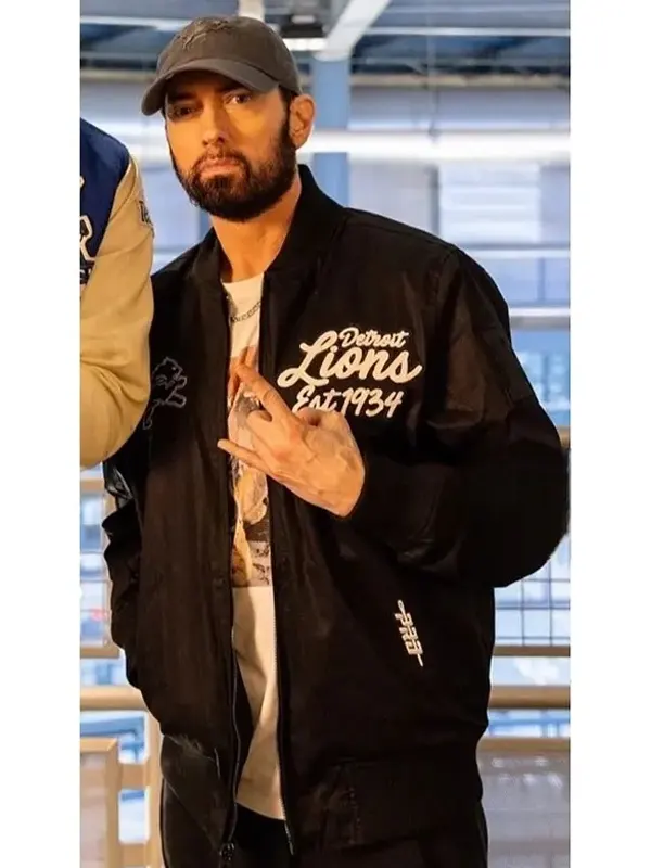 Detroit Lions Eminem Paint The City Jacket
