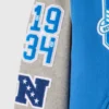Detroit Lions OVO 2025 Varsity Jacket left