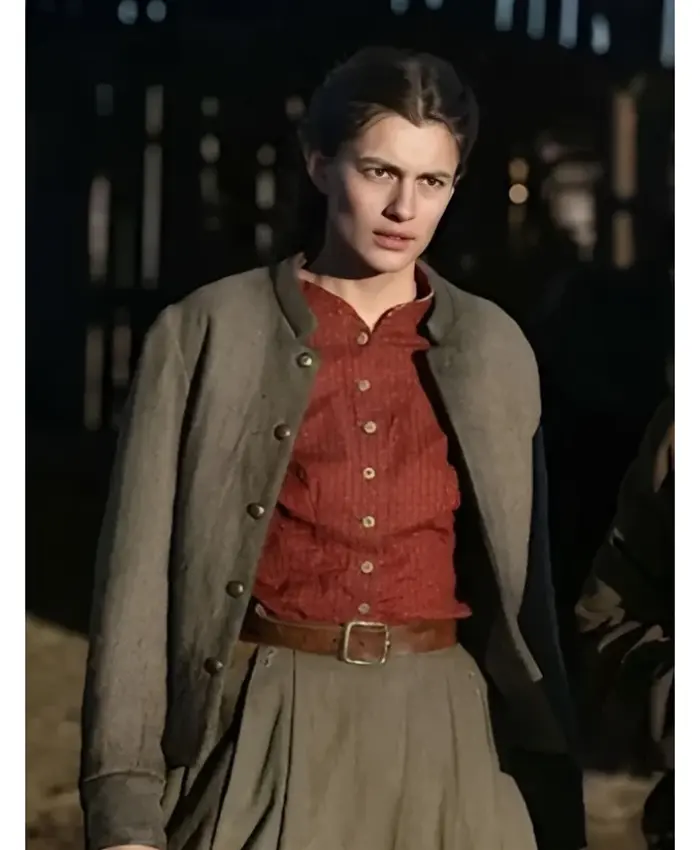 Diana Silvers The Abandons Grey Wool Jacket