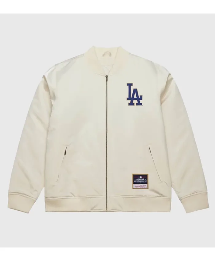 Dodgers Mitchell & Ness World Series Champions Bomber Jacket