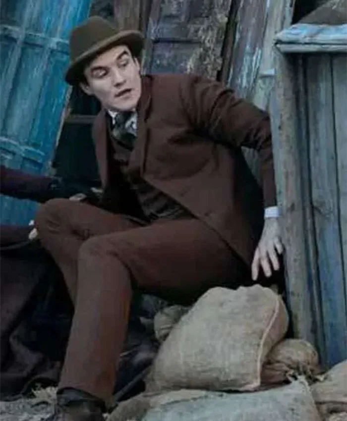 Dónal Finn Young Sherlock Brown Suit For Sale