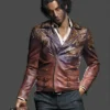Dr. Luis Serra Brown Leather Jacket