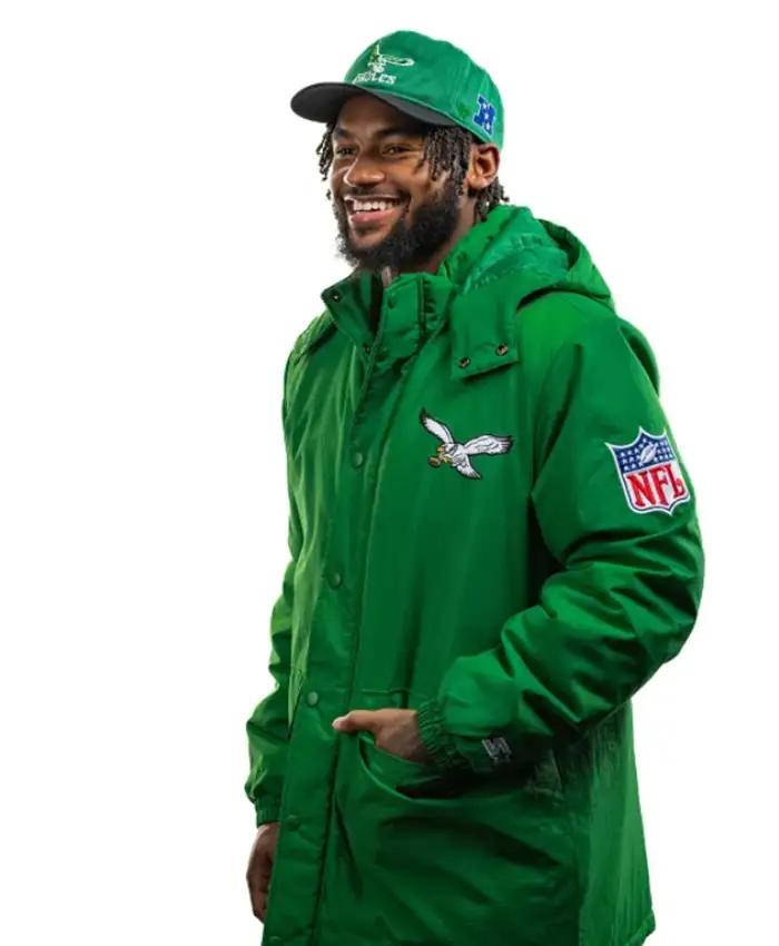 Eagles Exclusive Kelly Green Starter Jacket