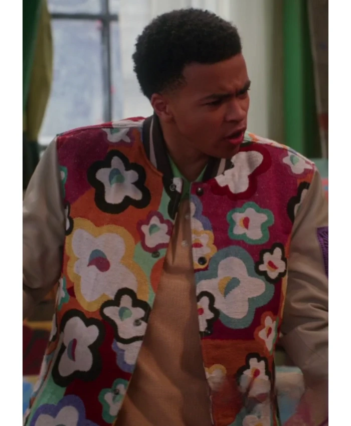 Elija Vampirina Teenage Vampire S01 Flower Pattern jacket